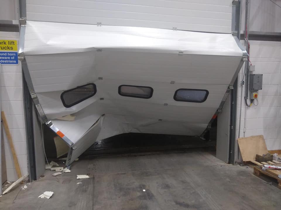 Industrial Door Damage Repair and Servicing - Armour Industrial Doors Ltd